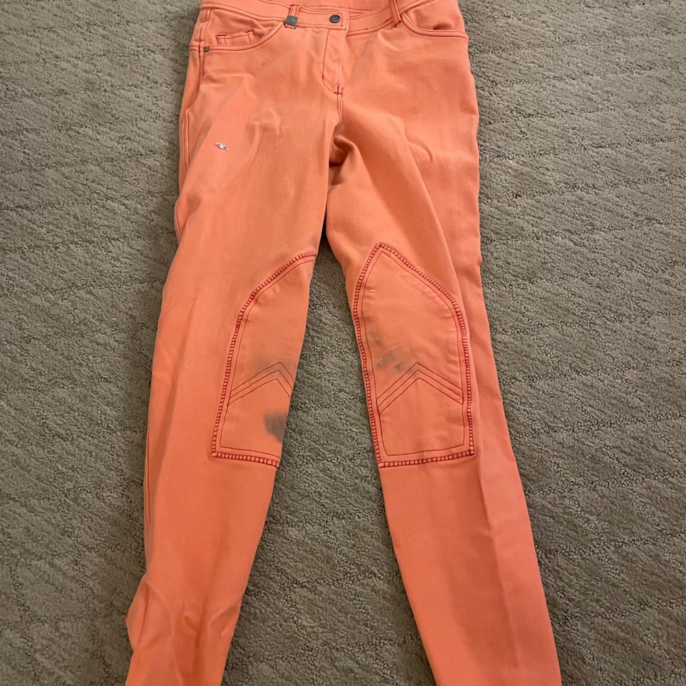 Bright Orange Riding Breeches